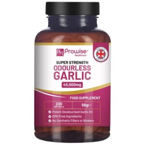 Premium Odourless Garlic Capsules 45,000 mg