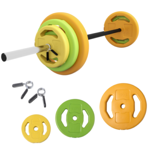 HOMCOM 20kg Barbell Set