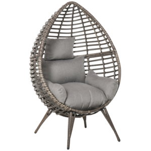Rattan Egg Chair with Cushion