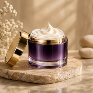 Royal Renewal Anti-Aging Night Cream 50ml Premium Purple Jar Moisturizer