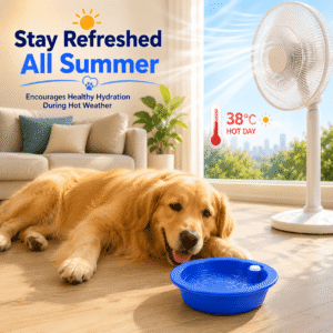 Pet Cooling Water Bowl for Dogs & Cats – Freeze-Activated Hydration Dish