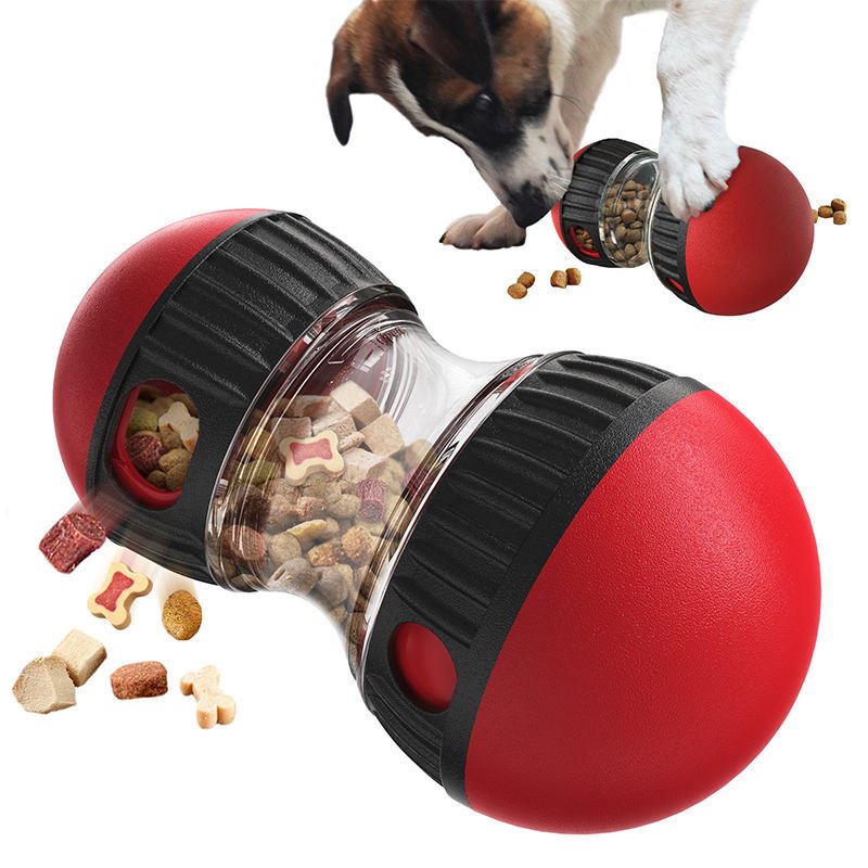 Hot Sale Pet Gnaw Toy Safe Non-Toxic Leakage Ball Rotary Feeder Good for Dog Cat Stomach Interaction Chew Toy Packaged in Carton