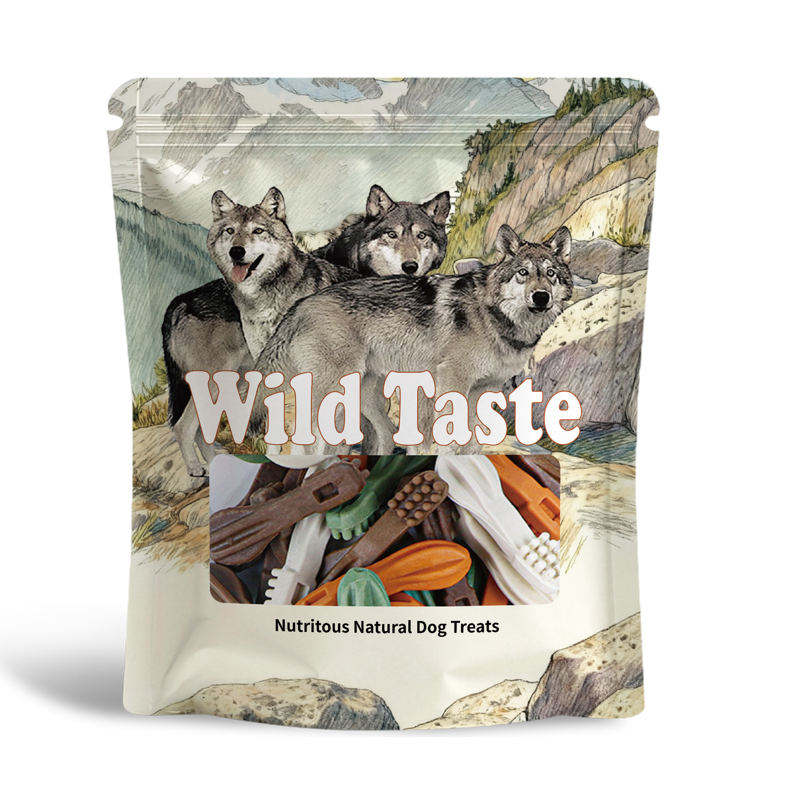 OEM Custom Packaging High Protein Low Salt Low Fat Natural Dog Treats Teeth Grinding & Dental Cleaning Healthy & Nutritious