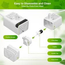 JY-830 DC 5V Silent Pet Water Fountain Pump Cat Drinking Water Dispenser Pump USB Submersible Replacement Pump for Cat Fountain
